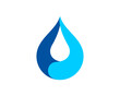 © Yoga - Abstract water drop vector illustration logo