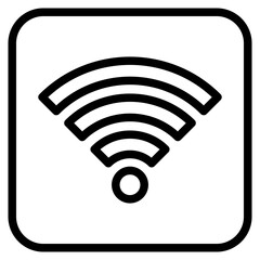 Canvas Print - wifi icon