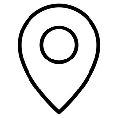 Fototapete - Location pin icon. Map pin place marker. Location icon. Map marker pointer icon set. GPS location symbol collection.