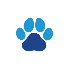 Poster - Paw Print icon vector illustration 