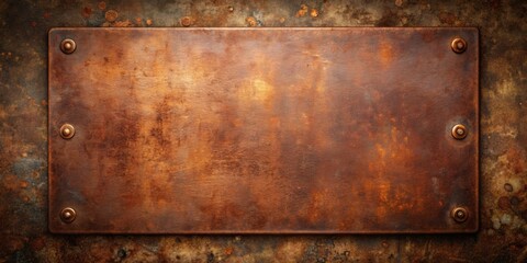 Wall Mural - Rust background on old iron plate for a vintage, textured look , rust, background, iron plate, vintage, texture, old, weathered