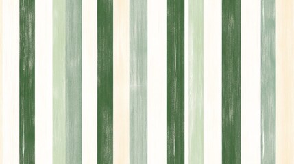 Poster - Green and White Stripe Pattern: Abstract background with green and white stripes, perfect for website banners, social media, or print projects. Minimalistic and modern design with a touch of vintage 