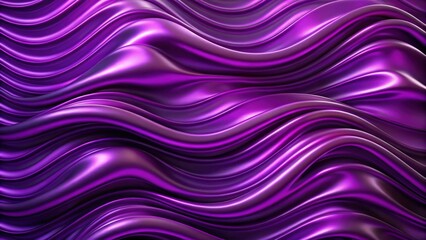 Wall Mural - Purple fabric background with rippling waves texture, fabric, background, textile, material, waves, texture, cloth, purple