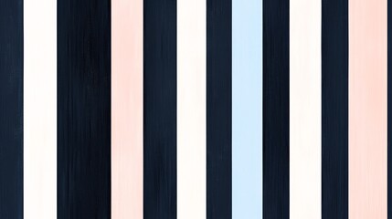 Poster - Pastel Dreams Vertical Stripes seamless pattern