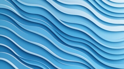 Textured surface, monochrome wavy lines on a blue background, flat design illustration