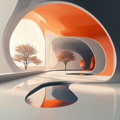 Poster - Curved Interior