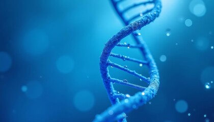 Wall Mural - exploring the mysteries of life dna in focus