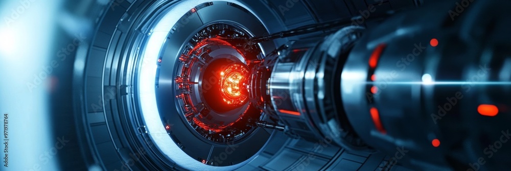 A high-resolution 3D of a Tokamak reactor model, showcasing the ...