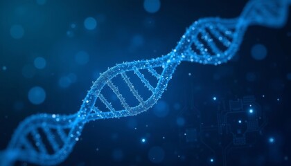 Wall Mural - exploring the blueprint of life dna and technology