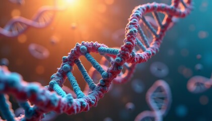 Wall Mural - exploring the intricate dance of dna
