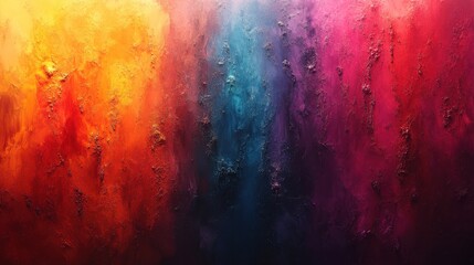 Wall Mural - digital illustration abstract colorful backgroun rainbow ink stains grunge watercolor texture ink splatter