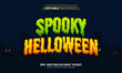 © Global Studio - Editable halloween theme text effect, spooky text style