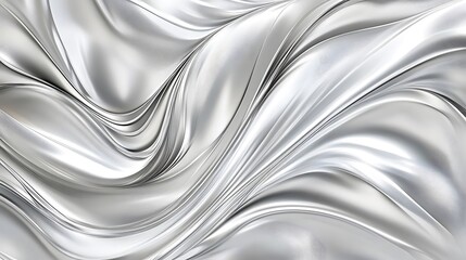 Abstract Silver Wave Pattern Background