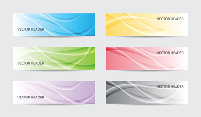 Art soft colors concept design elements headers