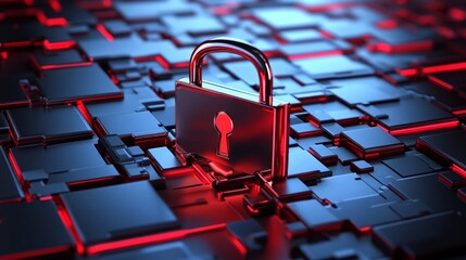 Poster - Cyber Security. Data Protection and Privacy Concept