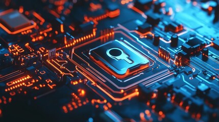 Poster - Cyber Security. Data Protection and Privacy Concept