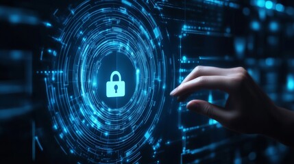 Poster - Cyber Security and Data Protection Concept