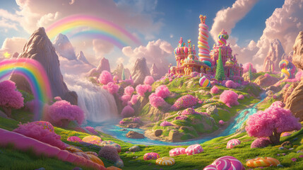 Poster - Candyland Dreamscape.