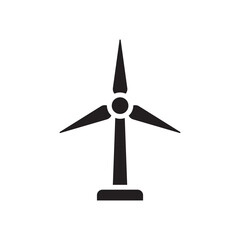 Wall Mural - Wind Turbine logo icon