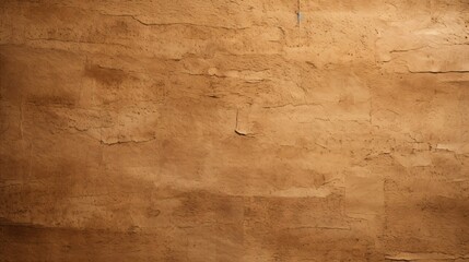 Horizontal view of natural kraft paper texture soft and smooth