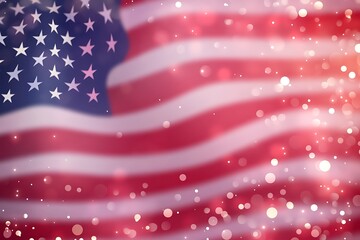 USA 4 july independence day design of america flag with firework background