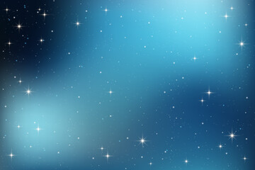 Wall Mural - night sky with stars. dark blue vector universe. shiny abstract cosmos. celestial winter cosmic back