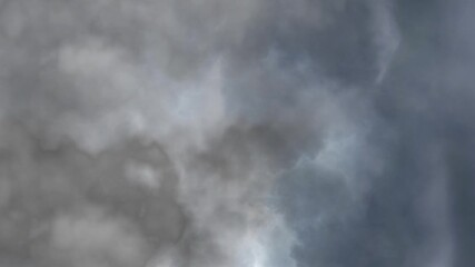 Wall Mural - lightning at the back of a large thunderstorm.