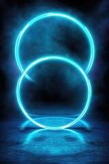 Sticker - Three Glowing Circles