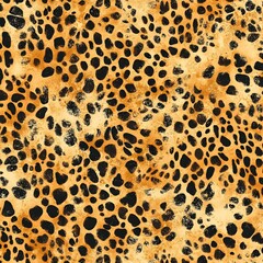 Wall Mural - Leopard Print Seamless Pattern