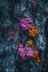 Tree Trunk with Moss