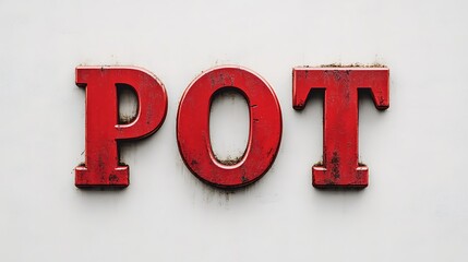 Minimalist Typography Poster Featuring the Word POST in Bold Letters on White Background 