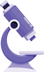 Poster - Modern microscope standing ready for scientific research in a laboratory