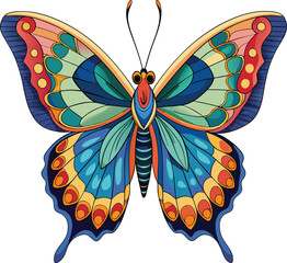 Wall Mural - butterfly vector, Print