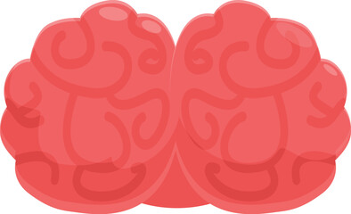 Poster - Healthy human brain representing intelligence and memory, a symbol of thought, creativity and learning