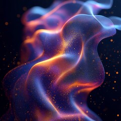 Poster - Glowing Waves