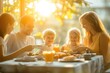 © kitipol - Family having breakfast together with morning light, Monday morning, family bonding