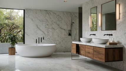 modern bathroom interior