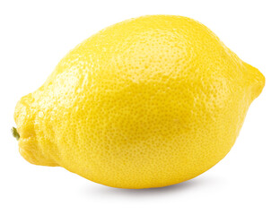 Wall Mural - lemon isolated on white background. clipping path