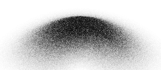 Poster - Abstract art background with dots. Stipple effect with chaotic noise.