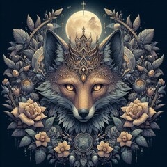 Wall Mural - the fox