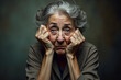 © Amir Bajric - portrait of a sad old woman