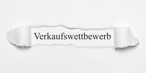 Canvas Print - Verkaufswettbewerb	