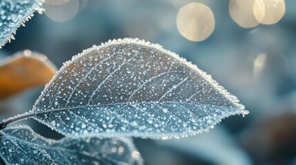 Poster - Frozen Leaf