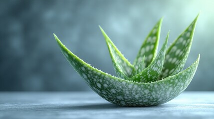 Poster - Aloe Vera Plant Close-up