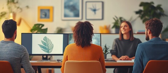 Poster - Teamwork and Collaboration in a Creative Office Setting