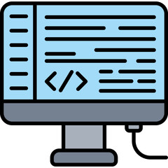 Computer Coding Icon