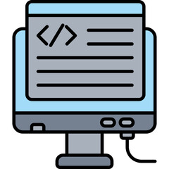 Computer Coding Icon