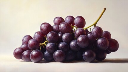 Wall Mural - A Single Bunch of Grapes