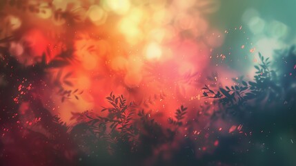 Wall Mural - abstract soft light blurred background with gentle pastel hues and bokeh effect for serene, dreamy d