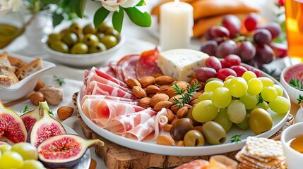 Elegant Charcuterie Board with Figs